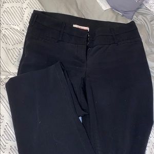Black Straight Leg Dress Pants
